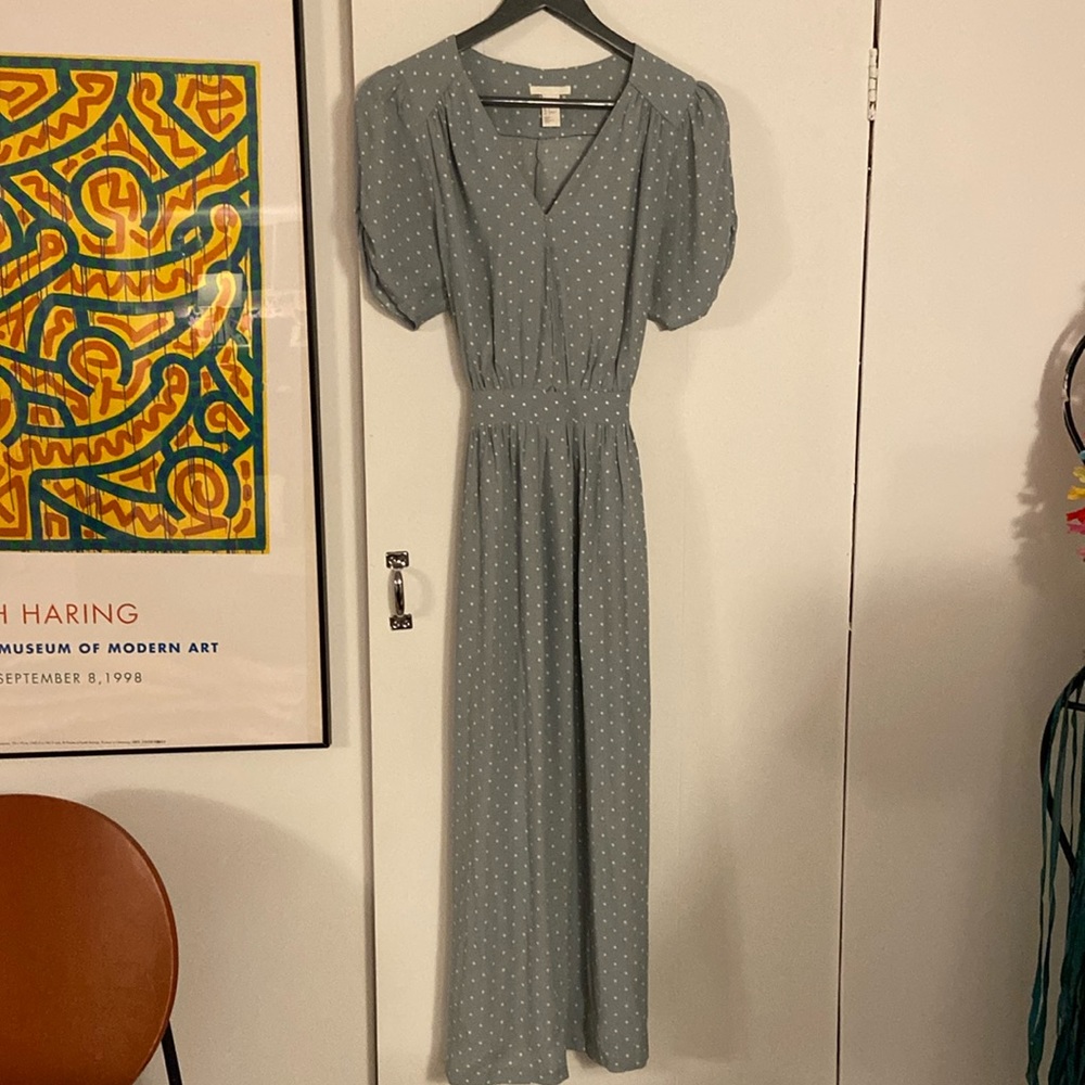 H&M Women’s sage green dress 6